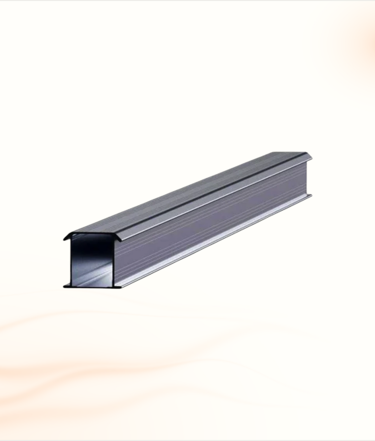 Multi Solar Esdec ClickFit EVO aluminium mounting rail for solar panels, 3488mm length, durable and lightweight profile.