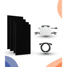 1600W Plug en Play Zonnepaneel Pakket – 4 Panelen | Hoymiles Micro-Omvormer | Doe-het-Zelf Stopcontact