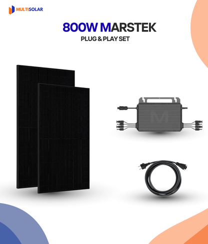 800W Plug & Play Zonnepaneel Pakket – Marstek (2 panelen)