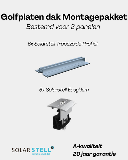 Système de panneaux solaires Growatt Plug &amp; Play – 2 panneaux (micro-onduleur, câblage et panneaux inclus)
