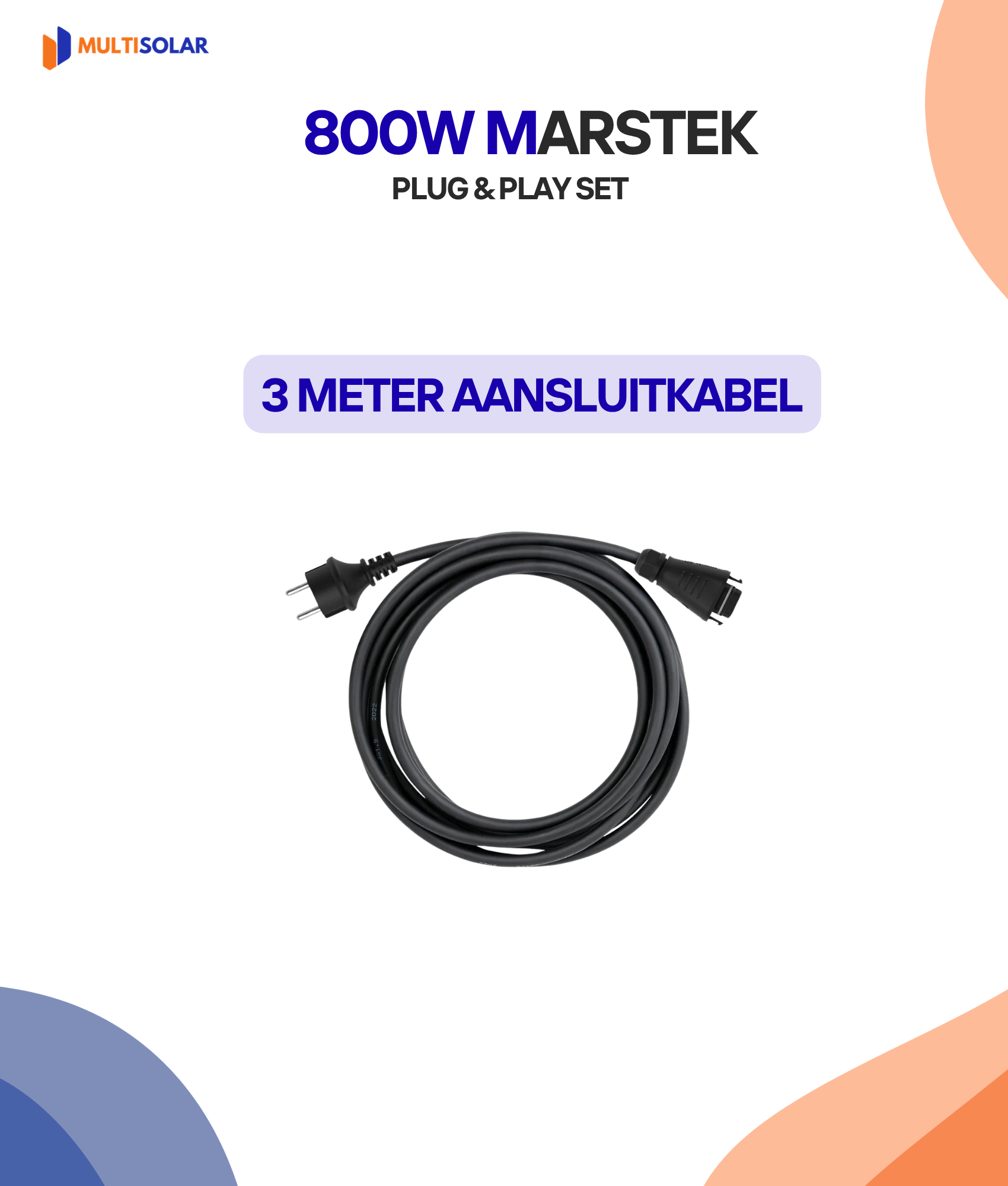 Système de panneaux solaires Growatt Plug &amp; Play – 2 panneaux (micro-onduleur, câblage et panneaux inclus)