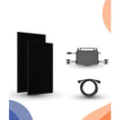 800W Plug en Play Zonnepaneel Pakket – 2 Panelen | Marstek Micro-Omvormer | Doe-het-Zelf Stopcontact