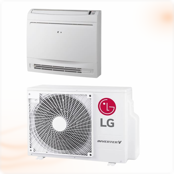 LG UQ12F vloermodel airco set 3,5 kW