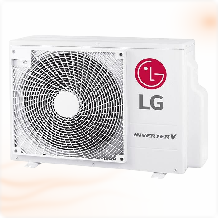 LG UQ12F vloermodel airco set 3,5 kW, buitenunit