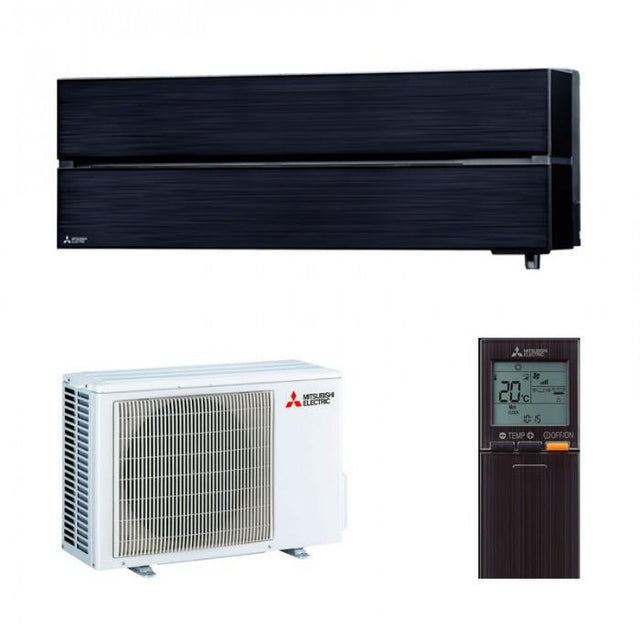 Mitsubishi Electric Diamond Onyx Black MSZ-LN25VG2B 2,5 kW Airconditioner SET (met WiFi)
