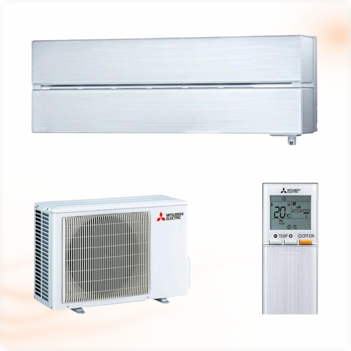 Mitsubishi Electric Diamond Pearl White MSZ-LN25VG2V 2,5 kW Airconditioner SET (met WiFi)