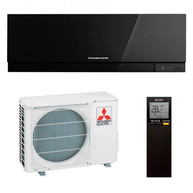 Mitsubishi Electric Premium Onyx Black MSZ-EF35VGK-B 3,5 kW Airconditioner SET (met WiFi)