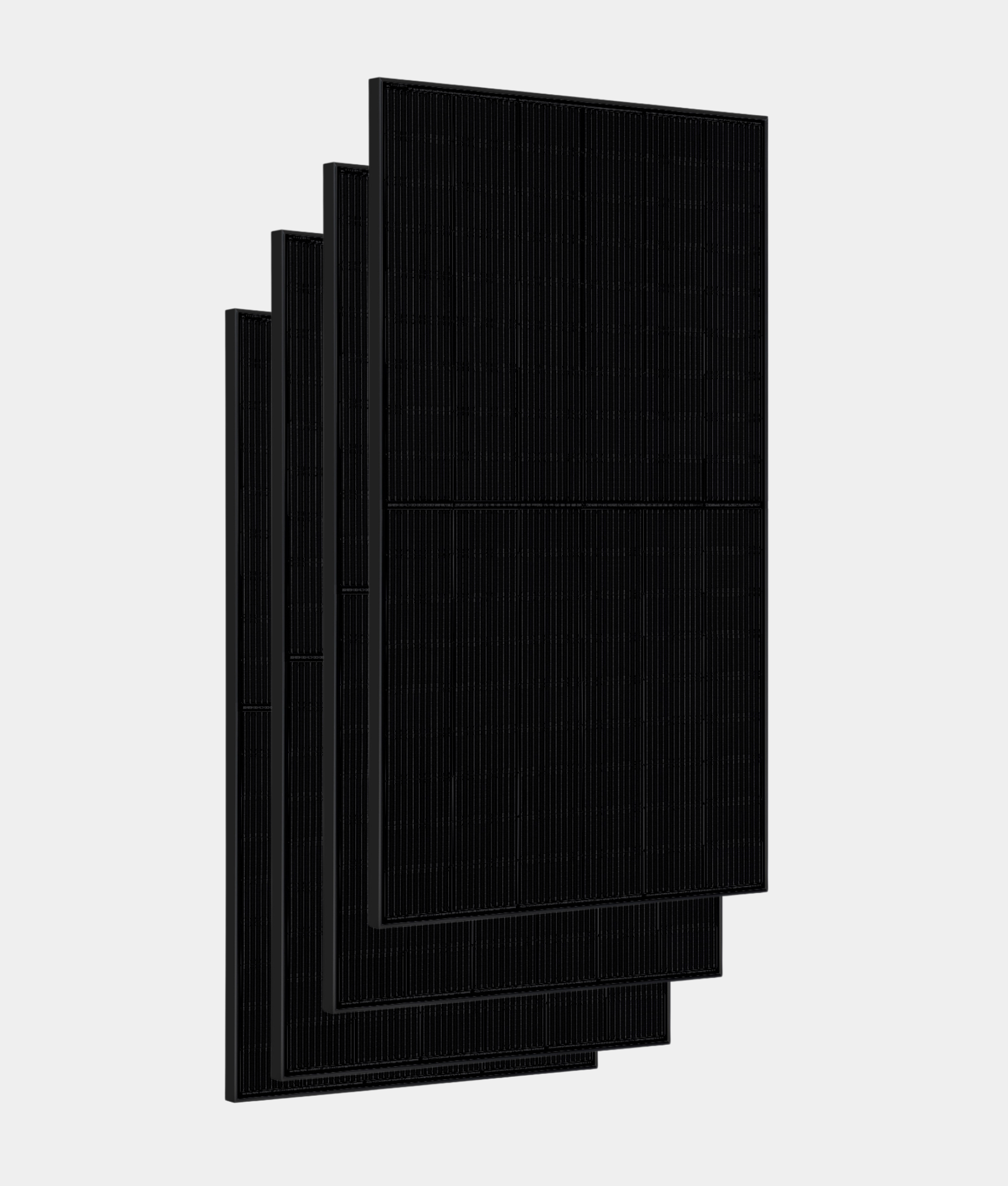 Hoymiles Plug & Play Zonnepaneel Systeem – 4 Panelen (incl. micro-omvormer, bekabeling & onderconstructie