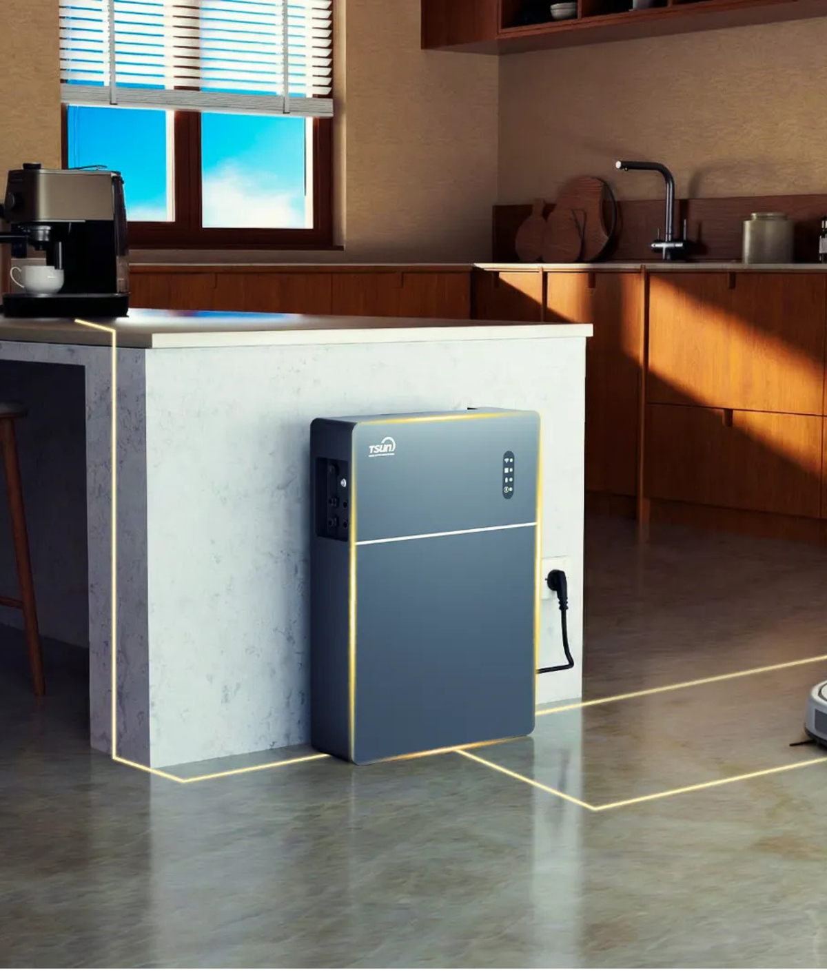 TSUN Solartrunk Thuisbatterij 5 kWh | Plug & Play Stekkerbatterij | Incl. P1-meter