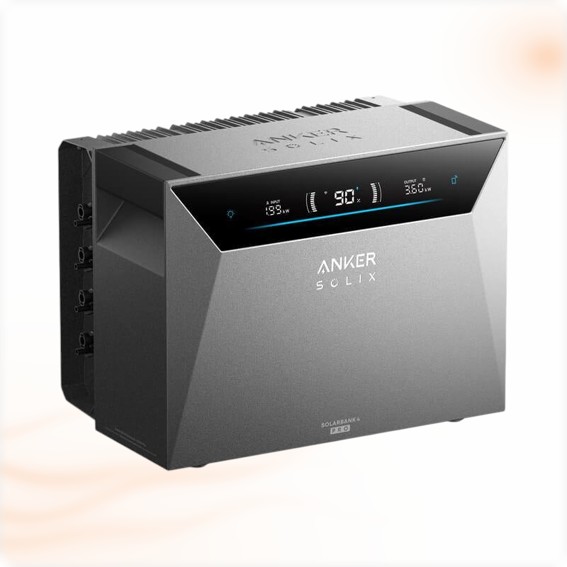 Anker SOLIX Solarbank 4 E5000 Pro zijaanzicht