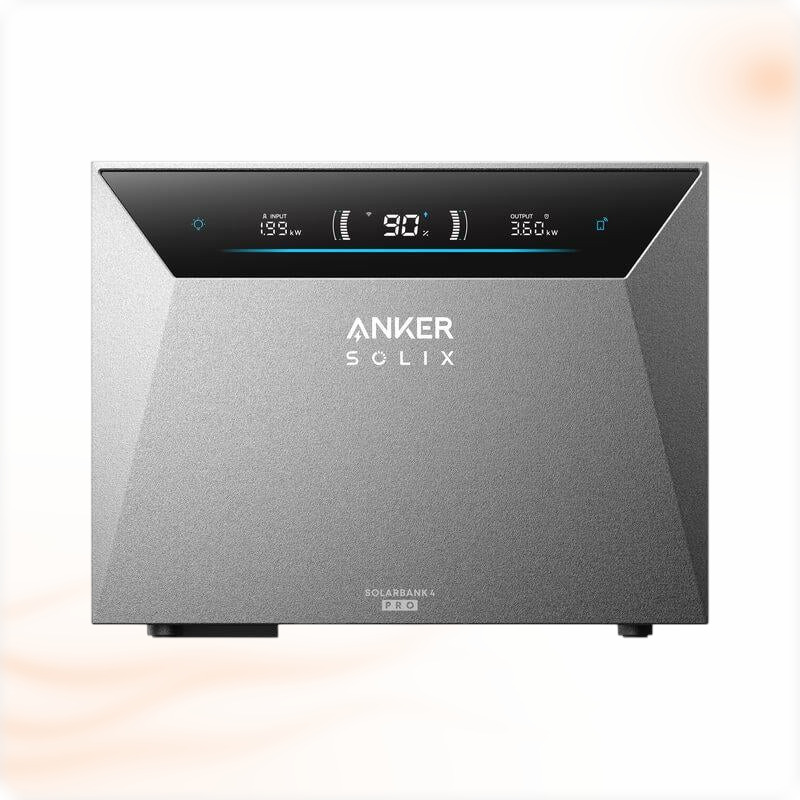 Anker SOLIX Solarbank 4 E5000 Pro aansluitingen