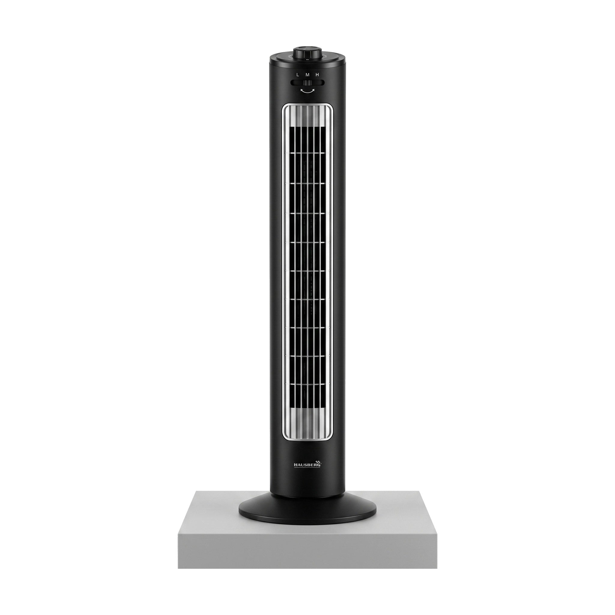 Hausberg HB-5950NG Torenventilator | 81 cm – 3 Snelheden & 3 Modi | Oscillatie | Zwart