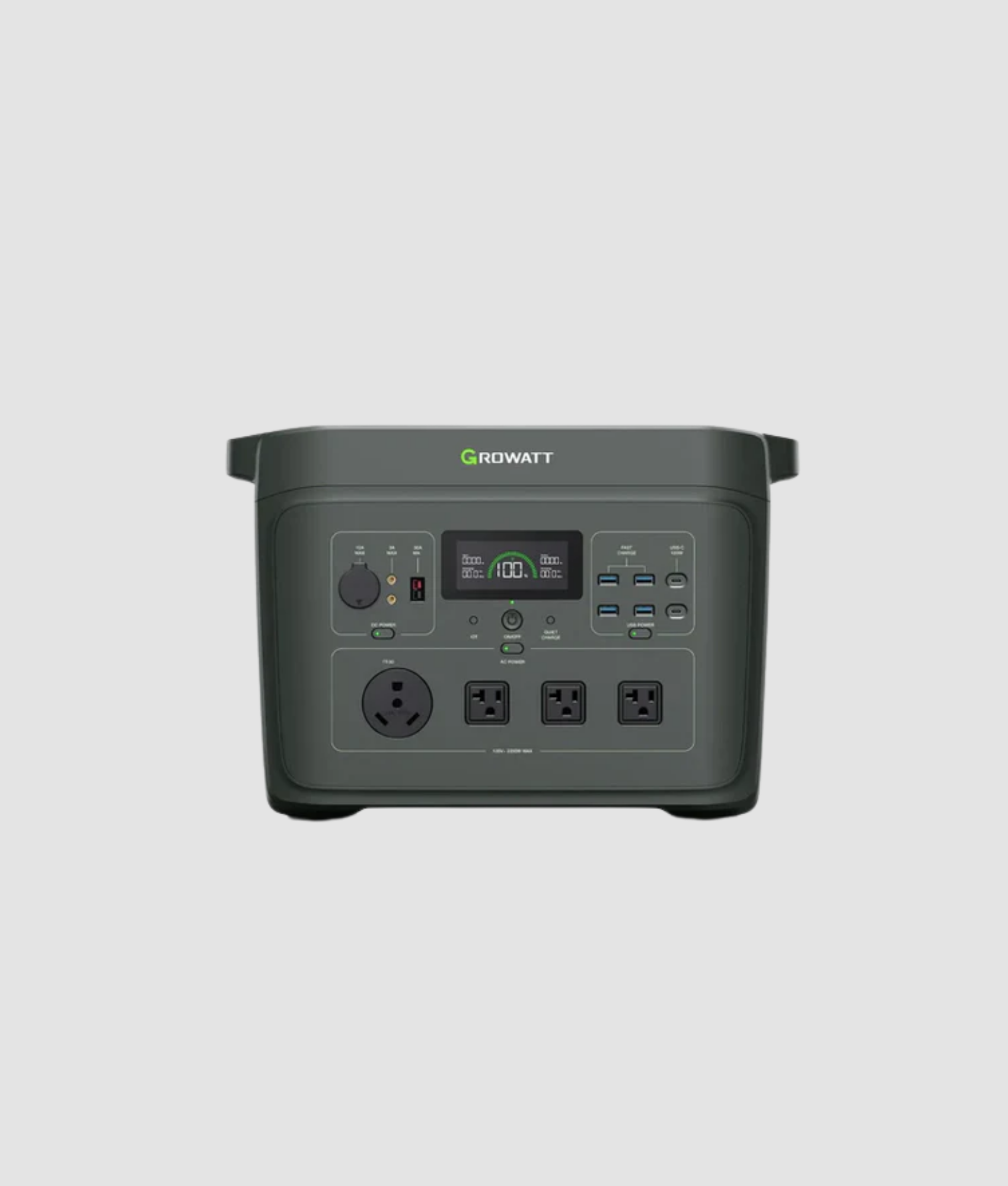 Growatt INFINITY 2000 – Portable Powerstation 2048 Wh