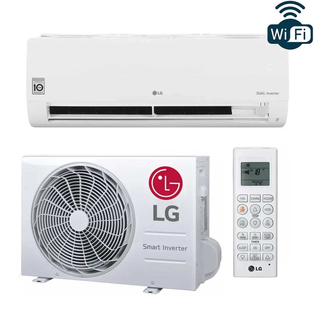 LG Comfort DUALCOOL EZ12CSS 3,5 kW Airconditioner SET (met WiFi)