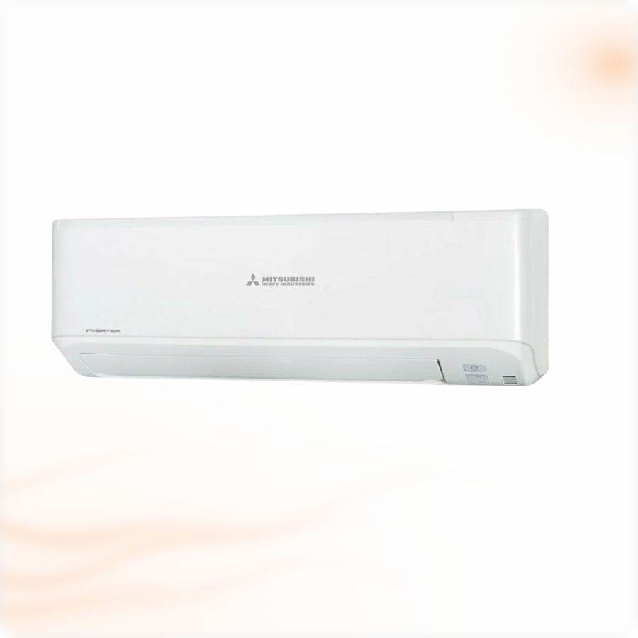Mitsubishi Heavy Standard SRK25ZSP-W airco set 2,5 kW, binnenunit, recht vooraanzicht