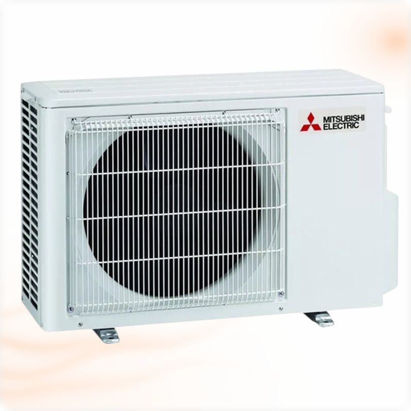 Mitsubishi Electric buitenunit, vooraanzicht