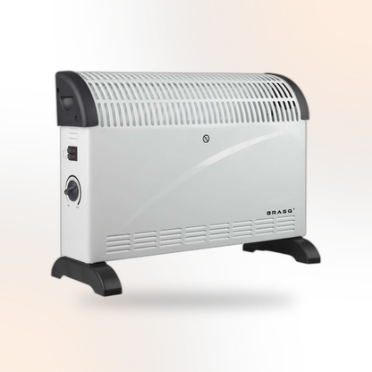 BRASQ CH300 Convectorkachel | 2000 W | 3 standen | Tot 20 m² | Wit
