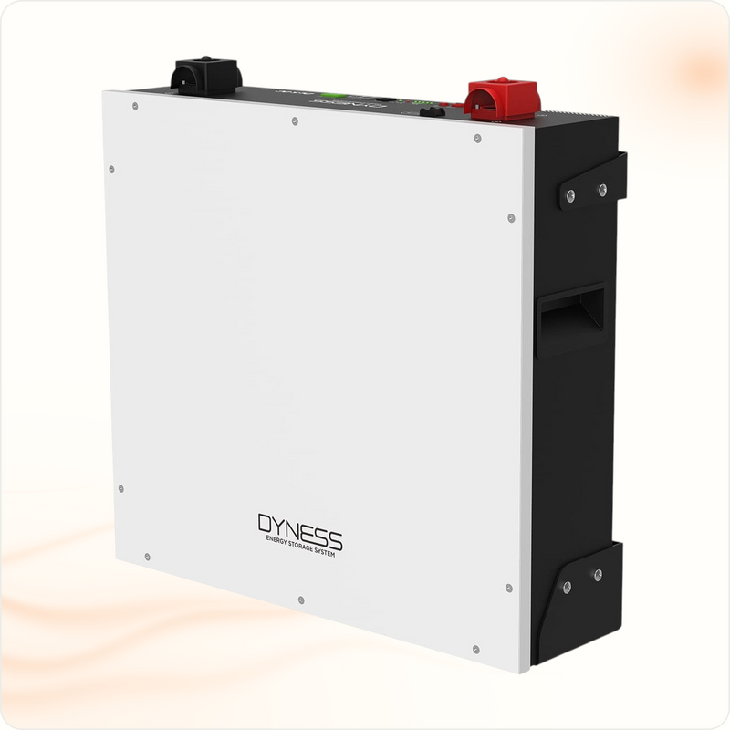 Multi Solar Dyness DL5.0C 5.12 kWh LiFePO4 home battery unit with white front panel and black side casing