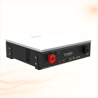 Multi Solar Dyness DL5.0C 5.12 kWh LiFePO4 low-voltage home battery module in black and white