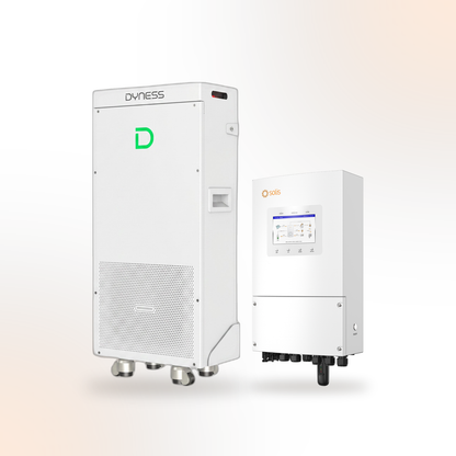 Dyness + Solis thuisbatterijpakket: Solis S6-EH1P5K-L-PLUS hybride omvormer met Dyness PowerBrick Plus 16,07 kWh