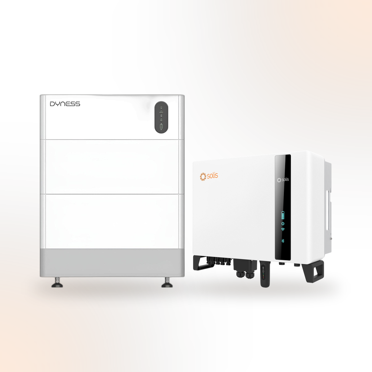 Dyness + Solis thuisbatterijpakket: Solis S6 5 kW 3-fase hybride omvormer met Dyness Tower Pro TP7 7,68 kWh