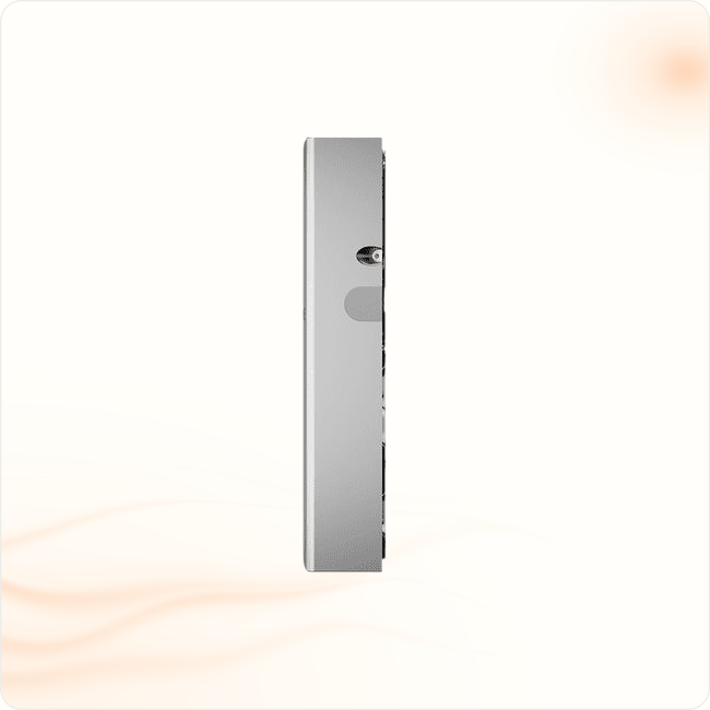 Multi Solar Enphase IQ Battery 5P 5kWh AC-coupled home battery unit, side profile view