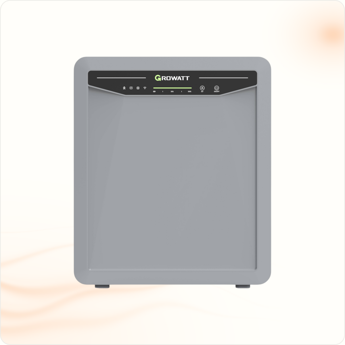 Multi Solar Growatt Aura 5000 5 kWh plug-and-play home battery system in a sleek grey modular design