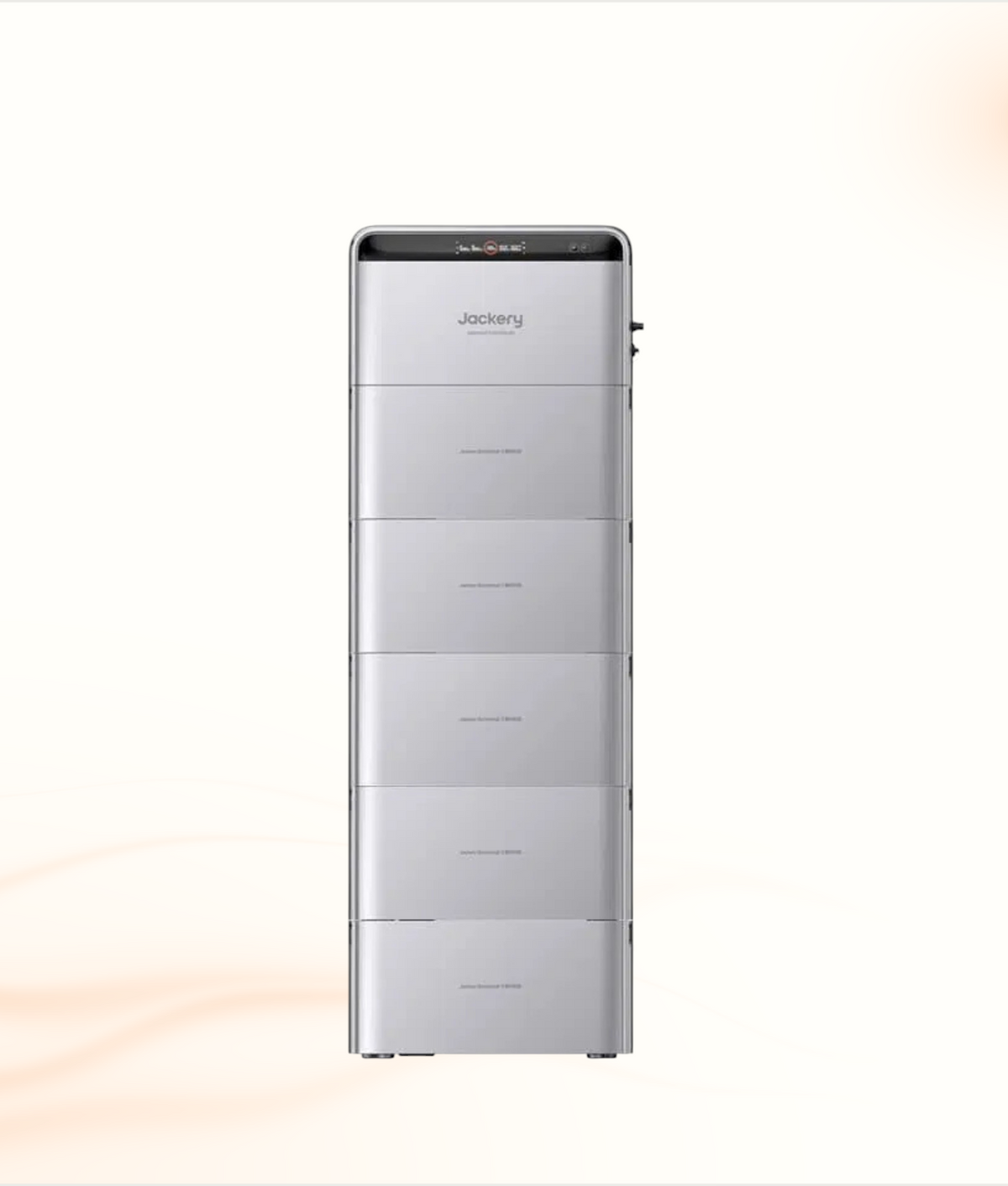 Multi Solar Jackery SolarVault 3 Pro modular home battery system with LiFePO4 technology in a sleek silver finish.
