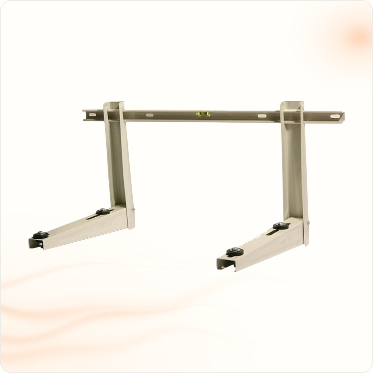 Multi Solar MS230 wall console for air conditioners and heat pumps, made of galvanized steel with vibration dampers.