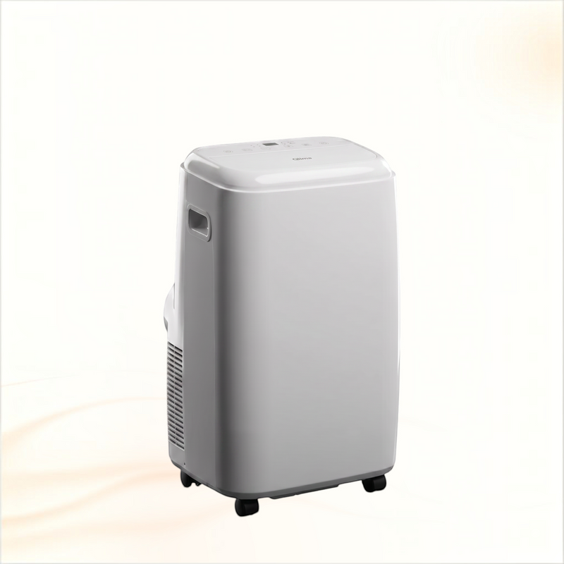 Multi Solar Qlima P234 white portable air conditioner with 12000 BTU cooling capacity and smooth caster wheels