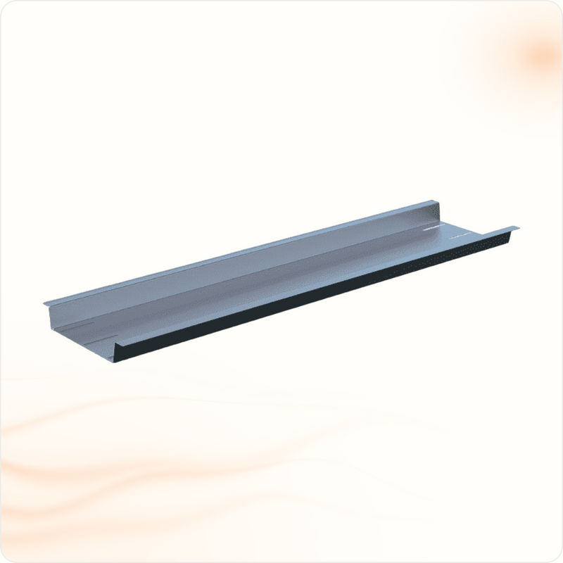 Multi Solar Solarstell Connect ballast tray for secure, non-penetrating solar panel mounting on flat roofs.