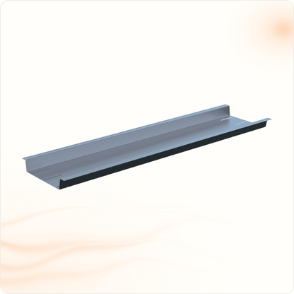 Multi Solar Solarstell Connect ballast tray for secure, non-penetrating solar panel mounting on flat roofs.