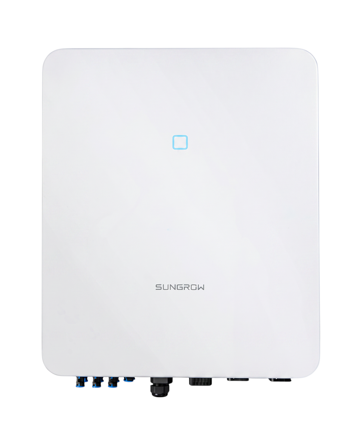 Multi Solar Sungrow SH10T 10 kW three-phase hybrid inverter in white with front status indicator light