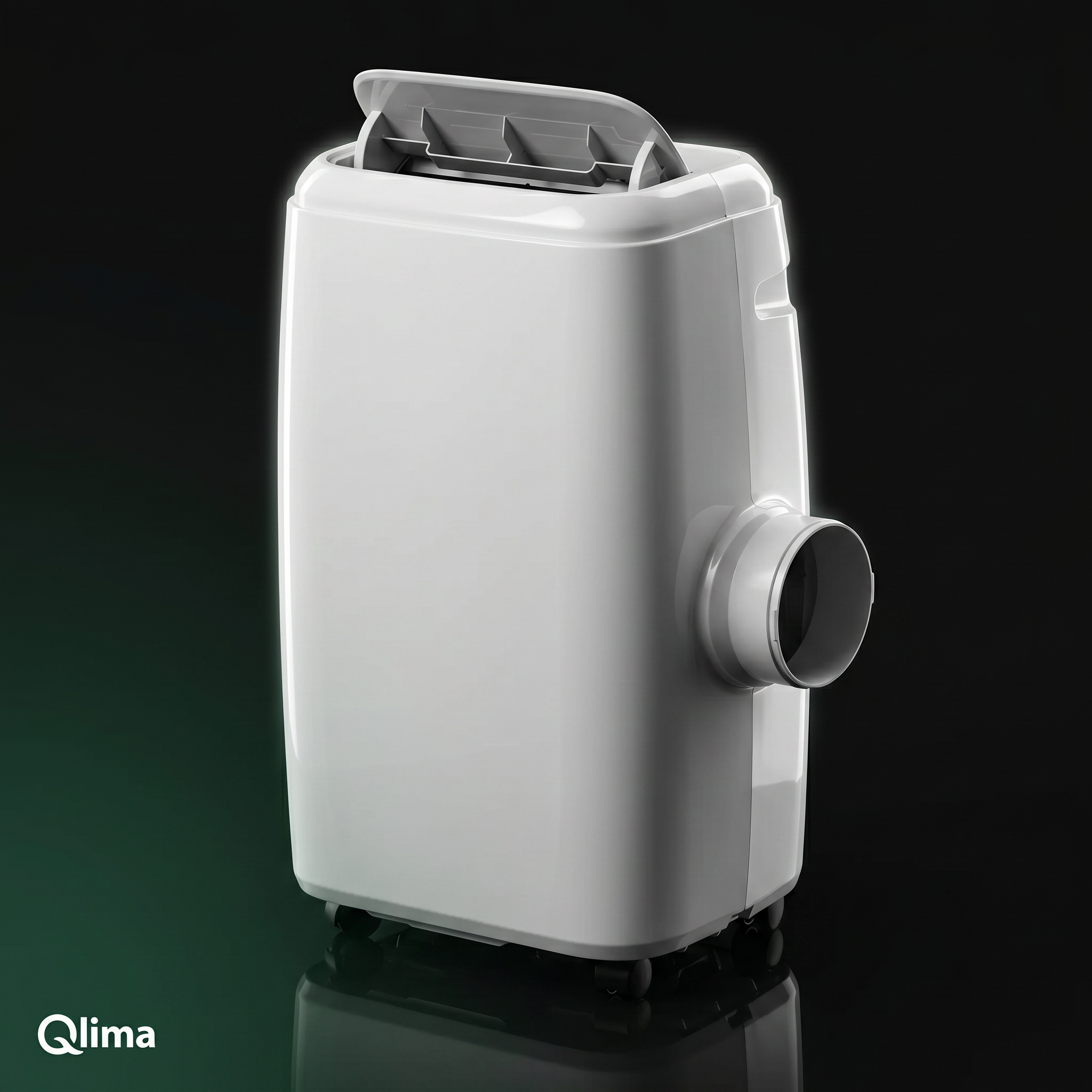 Qlima P234 Mobiele Airco | 12.000 BTU – 3,5 kW | Koelen, Ontvochtigen & Ventileren | Tot 110 m³